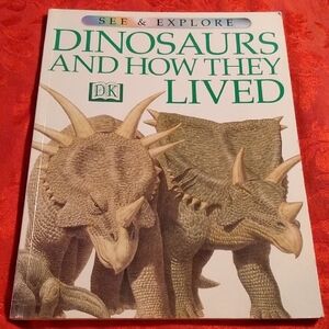 Vintage, Dinosaurs and How They Lived Book (See & Explore Library)
